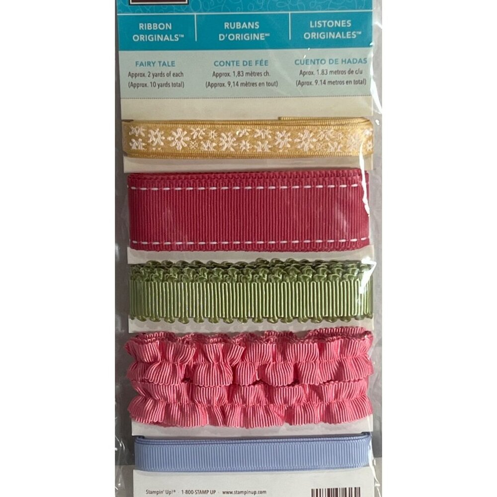 Stampin' Up! Fairy Tale Ribbon Originals 10 Yards Total